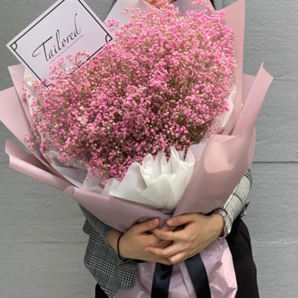 Giant Pink Baby's Breath Bouquet