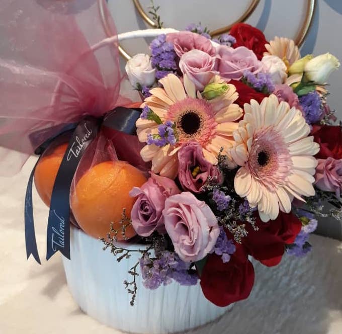 Timo Fruits & Flower Basket