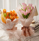 Cheerful Love Bouquet (Orange Tulips)
