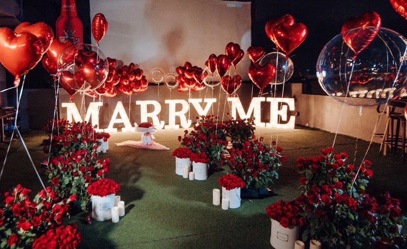 Marry Me Proposal Decoration