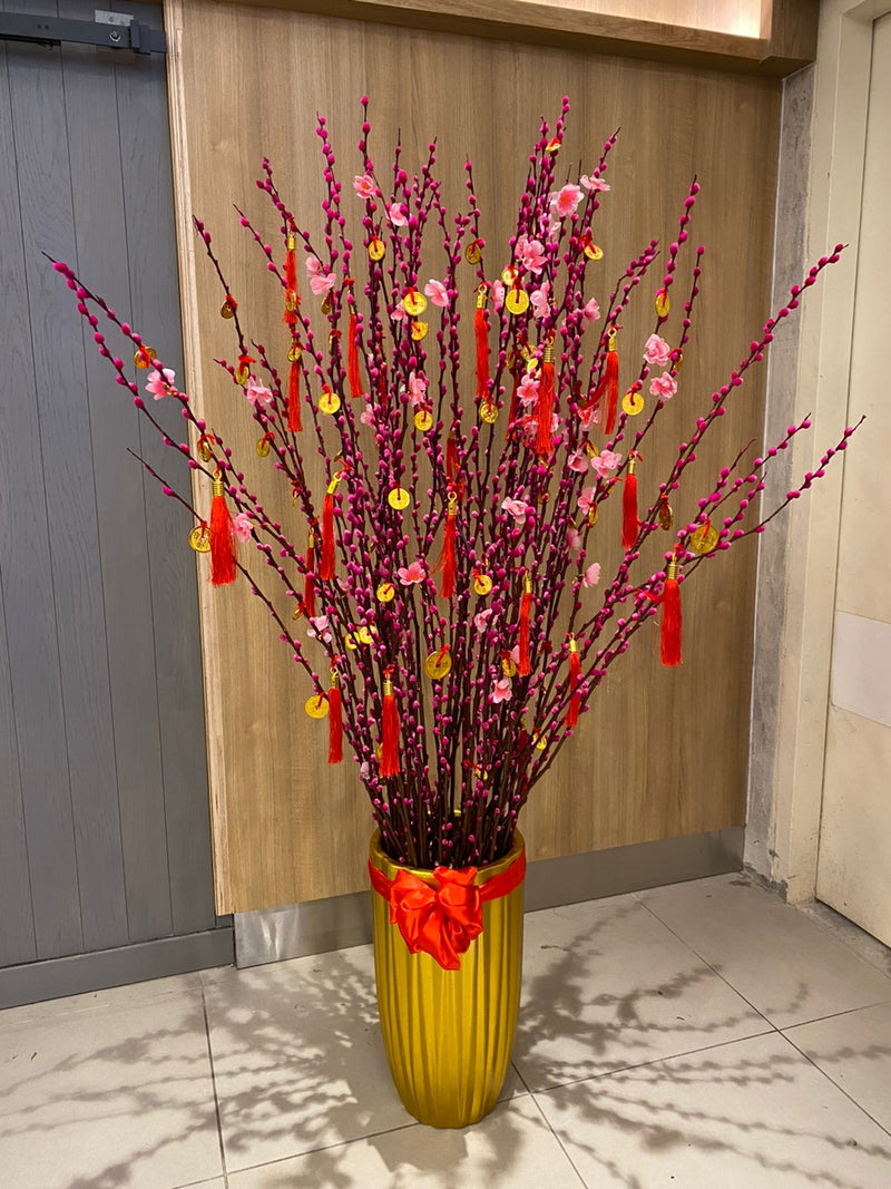money tree flower arrangement 发财树 Money Tree