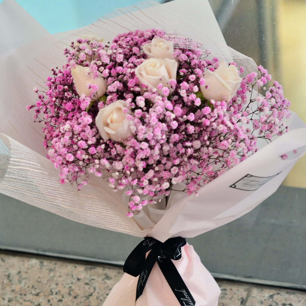 Sweetie Pink Bouquet – Tailored Floral