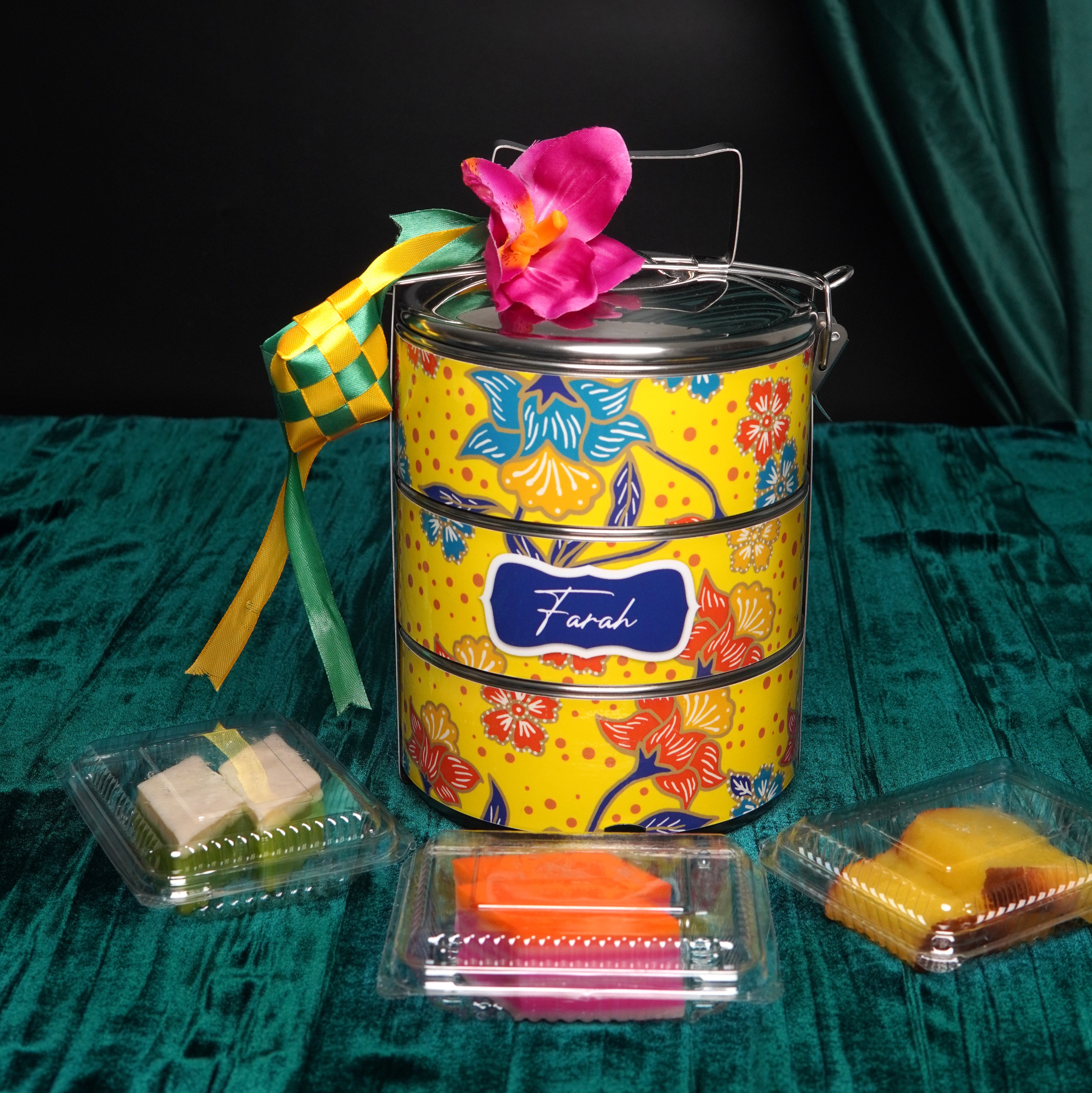 Raya Kuih-Muih Tiffin Set – Tailored Floral